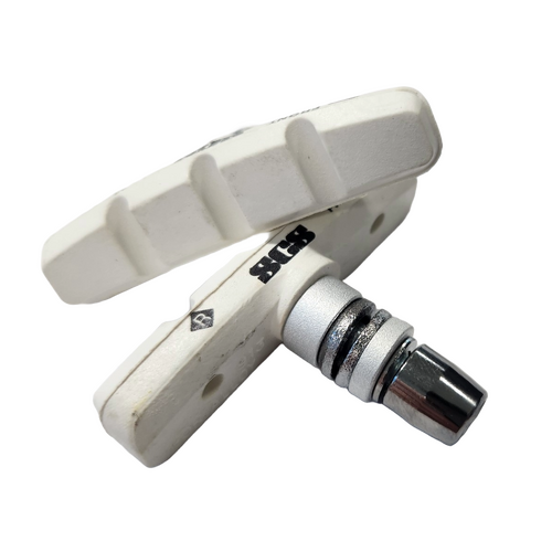 BRAKE SHOES -WHITE pads - 60mm for V Brake Shoes, (Sold in Pairs)