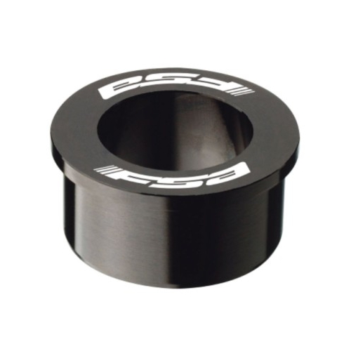 FSA Headtube Reducer, allows 1 1/8" Headset to be used in place of 1.5". Black - SOLD INDIVIDUALLY (34mm ID, 49.75mm OD 20mm Depth + LIP is 55mm OD x 