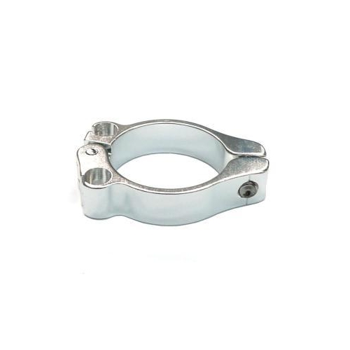 CABLE STOP CLAMP - 28.6mm Dia, SILVER