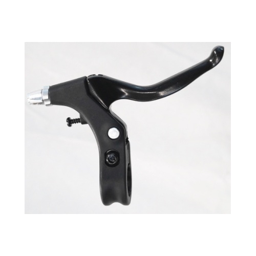 Brake Lever, 2 Finger Type (Sold In Pairs), V-Brake, Alloy lever, resin body,  All BLACK