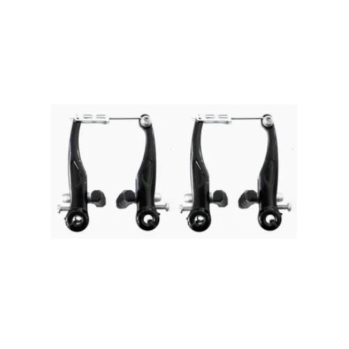 BRAKE -  V Brake Set, 101mm Arms, Alloy, Coil Spring Design, BLACK (Front & Rear)