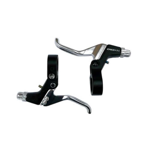 BRAKE LEVER - Tektro Brake Levers, 2 Finger Type, Works With ( Linear -  requires modification ), Caliper, Cantilever & U Brakes, SILVER/BLACK (Sold I