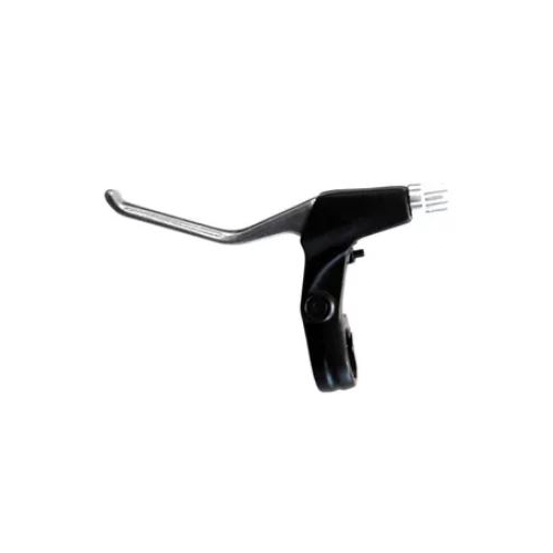 Brake Levers, 3 Finger Type,V-Brake Brake, Silver lever, black bracket (Sold In Pairs)