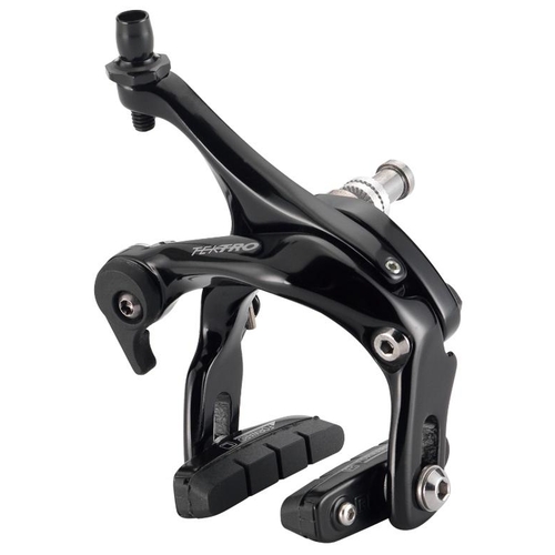 Tektro Caliper Brakes, R525, 39-51mm Drop, BLACK, w/ P420 cartridge pads. (Front and Rear) Quality TEKTRO product