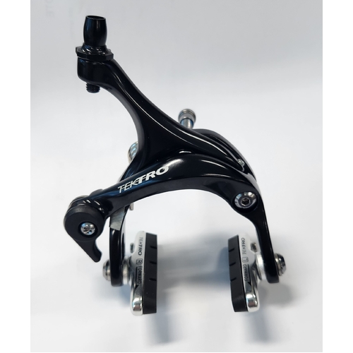 BRAKE -  Caliper Road Brake, 39-51mm Reach, Dual Pivot, Alloy, (Front Only), Q/R, Recessed, BLACK, Quality TEKTRO product