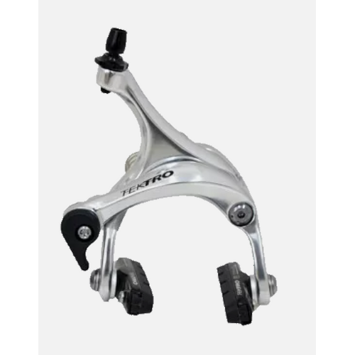 BRAKE - Caliper Road Brake, 39-51mm Reach, Dual Pivot, Alloy, Q/R, Recessed, SILVER (Front Only)  Quality TEKTRO product