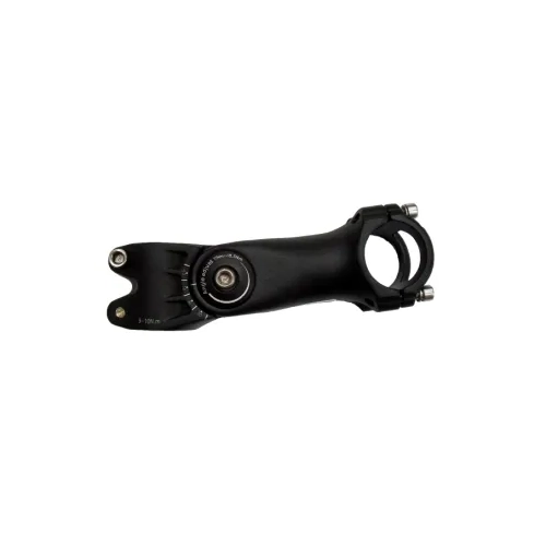 Adjustable Ahead Stem - 110mm long extension, -20 to 60 degree, 28.6mm - 31.8mm - Black