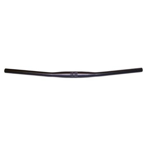 HANDLEBAR  31.8mm, 68cm Wide, Flat, 10 Deg Sweep, Butted Alloy, MTB  BLACK
