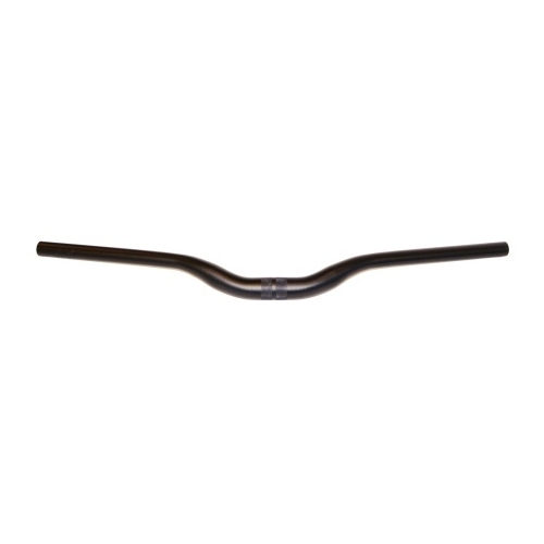 HANDLEBAR  31.8mm, 68cm Wide, 45mm Rise, 10 Deg Sweep, Butted Alloy, MTB  BLACK