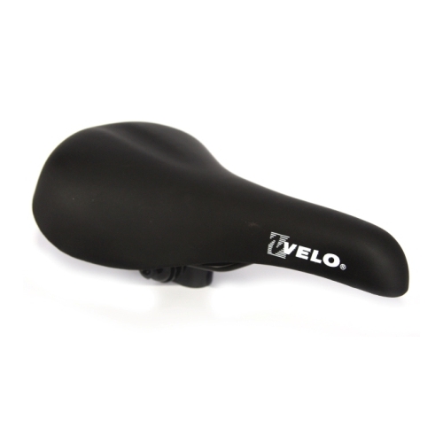 SADDLE,  SMALL SIZING MTB SADDLE, MATT FINISH COVER, W/Clamp 145 x 230mm