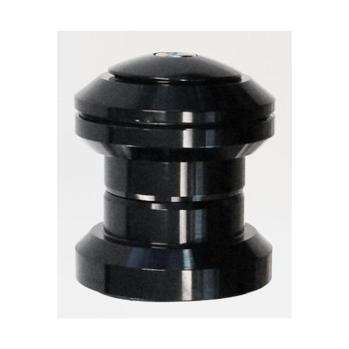 HEADSET 1.1/8 BLACK, Alloy, threadless, black. cartridge ball bearing, 1-1/8" x 34 x 30mm