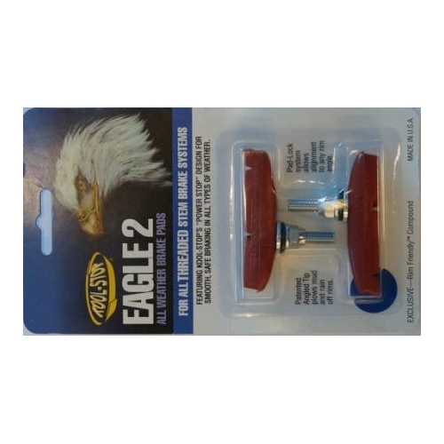 BRAKE PADS - KOOL STOP  EAGLE 2 SALMON THREADED   KSE2TSA