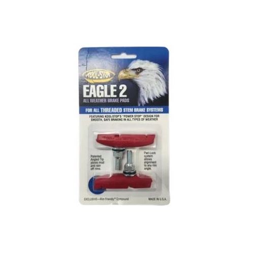 BRAKE PADS - KOOL STOP  EAGLE 2 RED  THREADED   KSE2TR