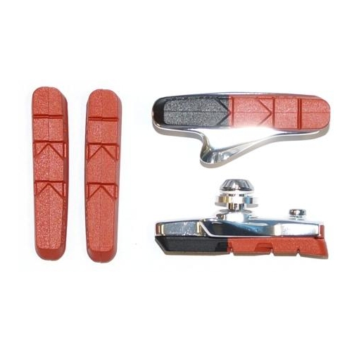 BRAKE PAD - KOOL STOP  ROAD HOLDER DURACE  KSRHD Dual Compound, includes spare set of Salmon Pads