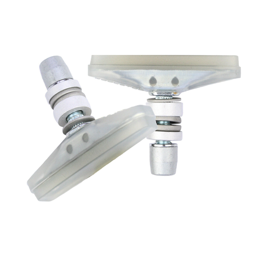 BRAKE PADS - KOOL STOP  FLATLAND THREADED CLEAR  KSFLTCL