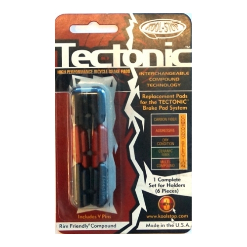 BRAKE PADS - KOOL STOP  TECTONIC INSERT MULTI COMP  KSTECM