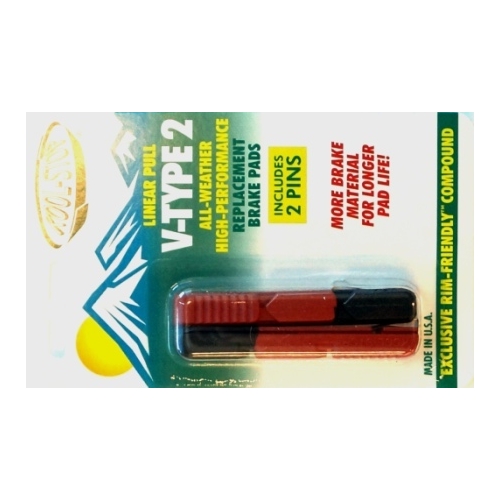 BRAKE PADS - KOOL STOP  V2 TYPE INSERT DUAL  KSV2DL