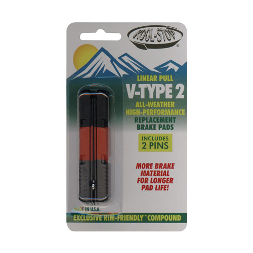 BRAKE PADS - KOOL STOP  V2 TYPE INSERT TRIPLE  COMPOUND  KSV2TR