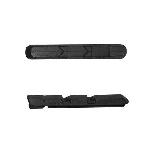 BRAKE PADS - KOOL STOP  V BRAKE INSERT BLACK   KSLPVB