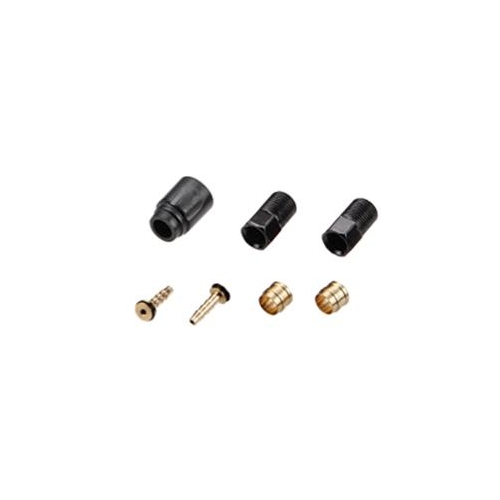 HYDRAULIC HOSE FITTINGS SET- Tektro  5.5mm (hose retainer x 2, hose retainer cover x 1, compression ferruels x 2, brass olives with O-ring x 2) (Suits