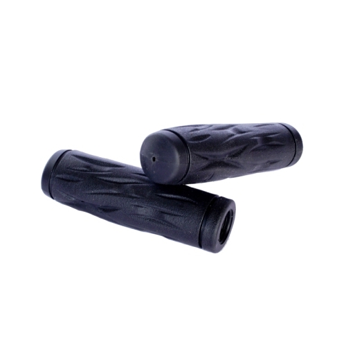 GRIPS. COMFORT, KRATON Rubber, BLACK, 125mm , closed end type, Quality VELO product