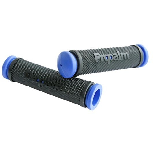 GRIPS PROPALM MTB BLK/BLUE, closed ends