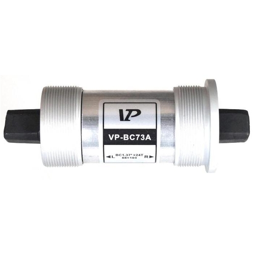 Bottom Bracket Cartridge, 127.5mm Threaded  68mm shell, Alloy Sheath & Cup 'VP' Brand