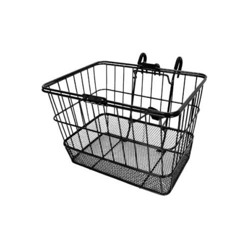 BASKET - Front, Mesh, Clever Q/R Mounting System, Black, 34cm x 26cm x 24 cm (5kg limit)