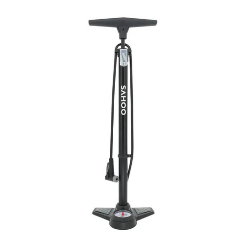 Sahoo Floor Pump With Gauge - Black