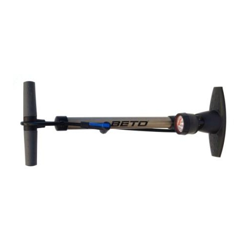 Beto COBRA FLOOR PUMP, Alloy Barrel, 160 PSI w/gauge, Auto Switching SMART valve head, A/V & F/V