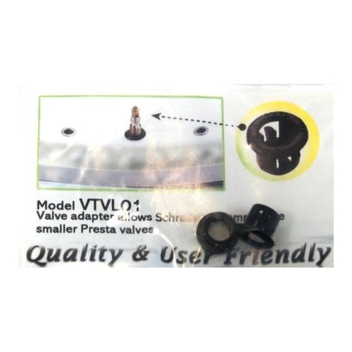 Rim valve hole adaptor for AV to FV. set of 2pcs per bag