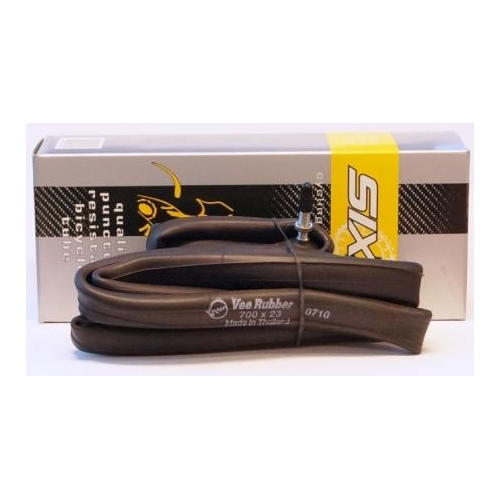 THORN RESISTANT Tube  700 x 23/25c F/V 48mm PRESTA VALVE ,  Quality Vee Rubber Tube