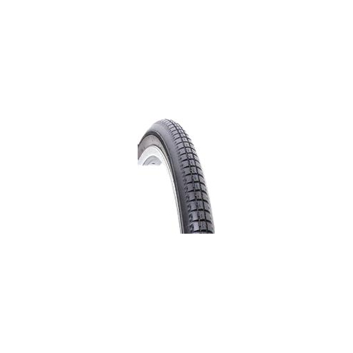 TYRE  26 x 1.3/8 - Block Tread - BLACK, (37-590)  Quality Vee Rubber Tyre