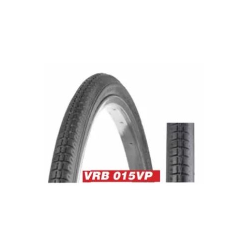 TYRE  27 x 1.1/4 BLACK Block tread, (32-630) Quality Vee Rubber Tyre (4753)