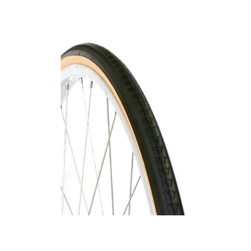 TYRE  27 x 1.1/4 BLACK with GUM WALL Speed Tread 85PSI,  Quality Vee Rubber Tyre (32-630)