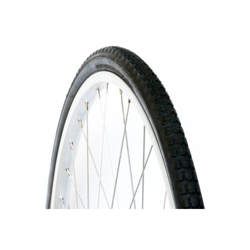 TYRE  28 x 1.3/8 BLACK Standard,  Quality Vee Rubber Tyre (37-642)