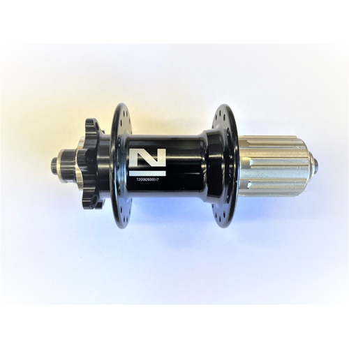 Hub Novatec , 8/11 Speed 6 Bolt DISC Q/r Black 32H Sealed (135mm OLD) A2 Body