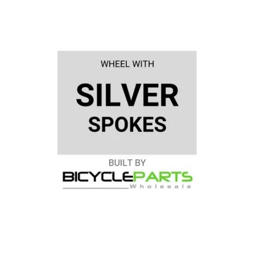 WHEEL - 26" JETSET S/w  BLACK Alloy Rim , BLACK Coaster Hub (with 18t Cog &Fittings) Silver  Mach 1 Spokes.