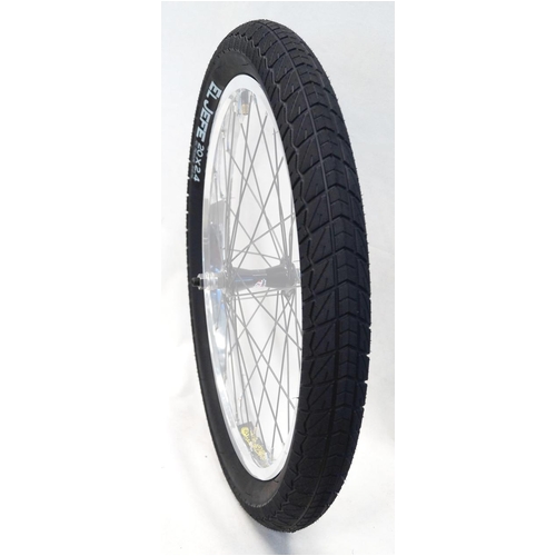 TYRE  20 x 2.4, El, Jefe, BMX Freestyle Tyre, Extra Wide,  BLACK (58-406)