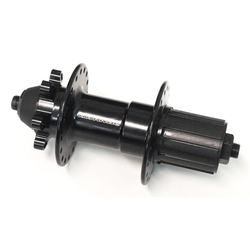 Hub, KK RIVAL,  8/10 Speed Cassette 6 Bolt DISC Black Alloy Q/r 36H (135mm OLD)
