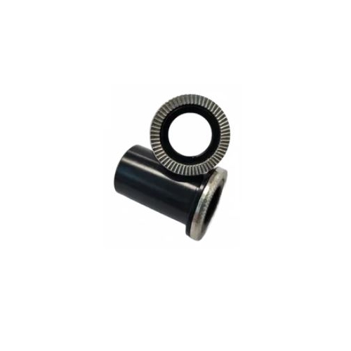 HUB FITTINGS - 10mm END CAPS  - Sold as Set (Left and Right), Anodized Black