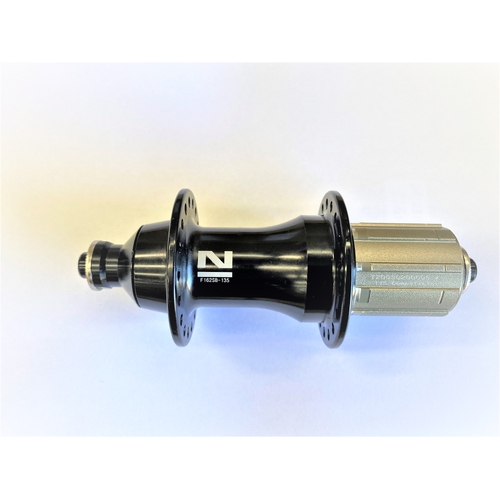 Hub, Novatec 8/11 Speed Q/R Black 36H HYBRID (135mm OLD)  (A2 body) with 8/9/10 spacer included