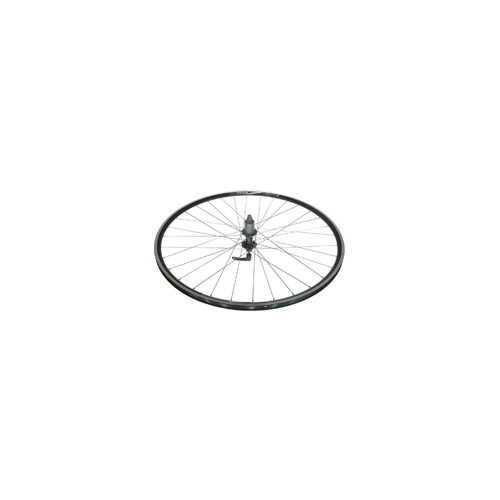 WHEEL  29er/700c  Alex DA-22 D/W Alloy Rim, 8/10 Speed Alloy Cassette Q/R Hub, Mach 1 Spokes, REAR.  BLACK with SILVER Spokes   (Matching Front 95143)