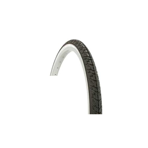 TYRE  700 x 35C BLACK with WHITE wall (35-622)