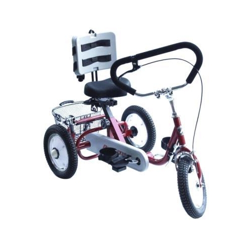 Rehatri Trike 12"Front and rear wheel size,  RED