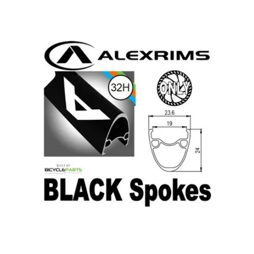 WHEEL - 29er Alex ATD-500 32H P/j Black Rim,  SCREW-ON MULTI Q/R (135mm OLD) 6 Bolt Disc Loose Ball Joytech Black Hub,  Mach 1 BLACK Spokes