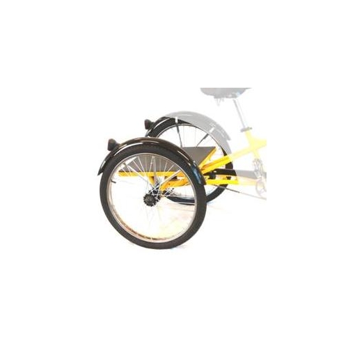 WHEEL  24"  Gomier Industrial, REAR.  ALL SILVER (Without Tyre or Tube)