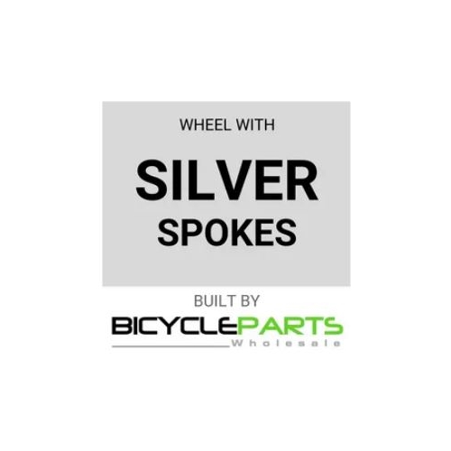 WHEEL - 700c Alex DM18 32H Black Rim,  8/11 SPEED Q/R (130mm OLD) Sealed Novatec SUPER LIGHT Black Hub, SILVER Spokes