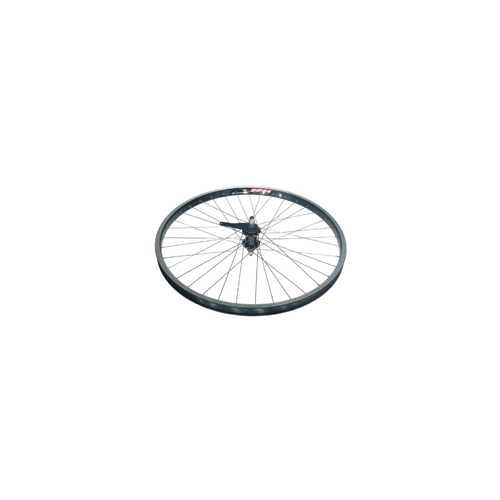 Wheel 26 ALEX  DM24  D/w Eyeleted Alloy Rim, Coaster Hub, Silver Mach 1 spokes.