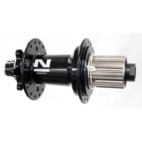 E BIKE HUB - HG 8/11 SPEED,D902SB 12mmx148 Boost , 6 Bolt Disc, 32H, E440 Hub Body, Sealed BearingsSteel Axle & Freehub Body Black